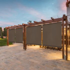 6'X6' Mocha HDPE Spliced Roller Shutter (Option: defaulttitle)