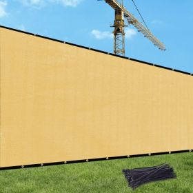 4'X50' Sand HDPE Fence (Option: defaulttitle)